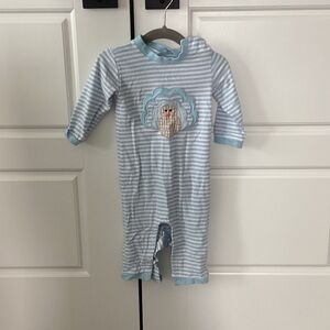 Cecil and Lou 9M turkey romper